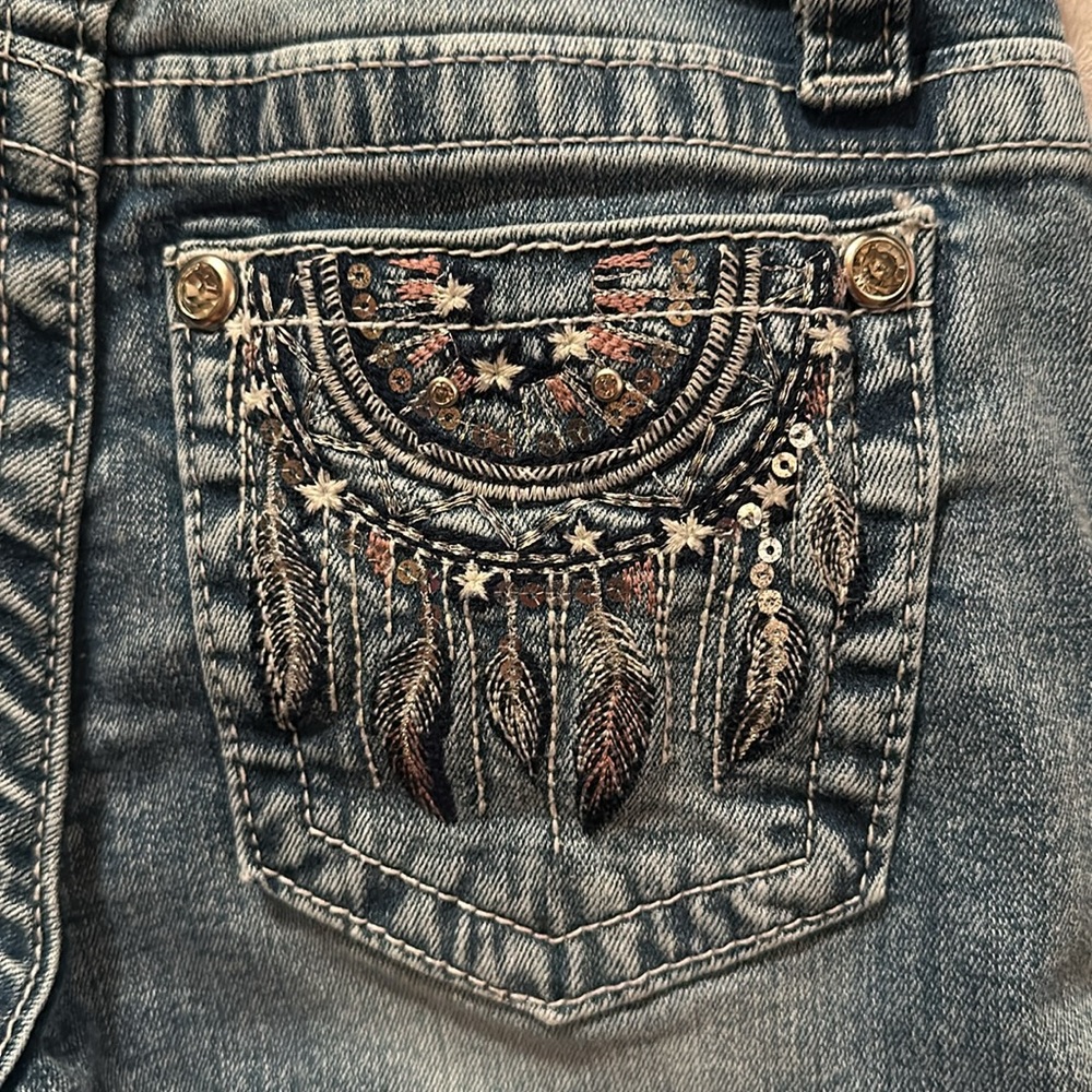 🇺🇸🌺🐎Stella in Dreamy mid rise bootcut jeans, 0/24 custom jeans🌺